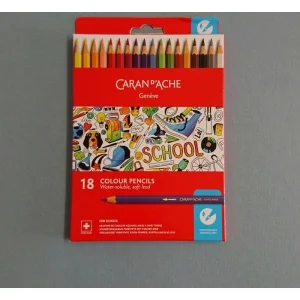 soldes pas cher Caran D’Ache 18 Crayons De Couleurs Aquarellables 6