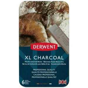 Derwent Boite Fusains XL Charcoal – 6 Pcs Boutique officielle 7