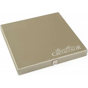 Brevillier’s Cretacolor Coffret – Crayons Beaux-arts – Fusain – Sanguine – Craie – Gomme – Taille-crayon – Cretacolor De Qualité 10