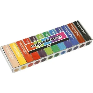 ﻿soldes Creativ Company Craies À La Cire Colortime, 6,5 Gr, L: 8 Cm, 120Pièces 8