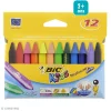 Craies De Coloriage Bic Kids Plastidecor – 12 Craies Triangle le grand escompte 5