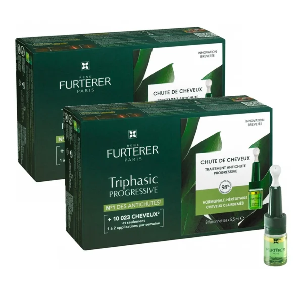 Duo Sérum Triphasic 8×5.5 Ml René Furterer marques pas cher 1