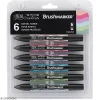 marque pas cher Winsor Et Newton Feutres à Alcool BrushMarker – Tons Pastel – 6 Pcs 22