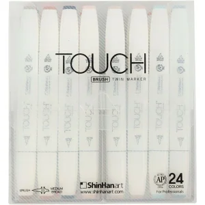 belle Creativ Company Feutres Double-pointe Touch Twin – Couleurs Assorties – 24 Pcs 7