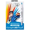 marque pas cher Graph’it Brush & Extra Fine – Manga Shonen – 12 Marqueurs 10