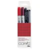 Dernières Nouveautés Copic Marqueur Ciao, Kit De 4 “Doodle Pack Red” 5