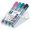 magasin Staedtler Marqueurs De Conférence “356 Lumocolor” – Etui De 4 5