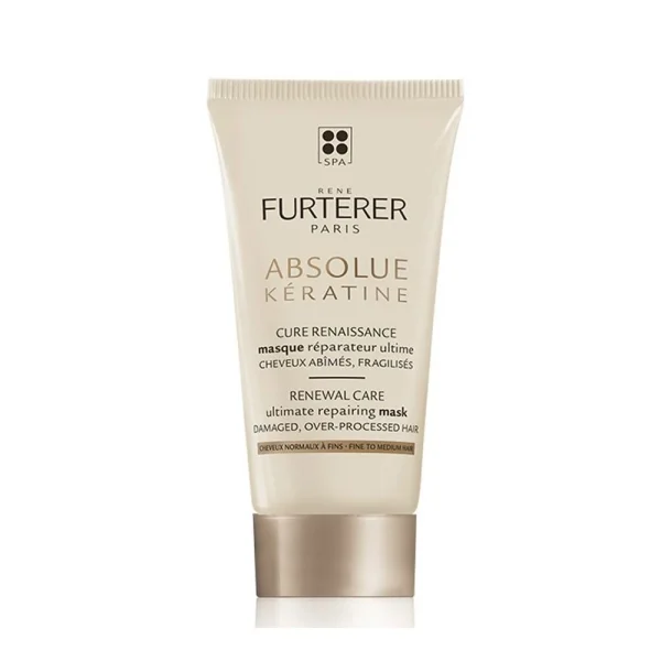 Masque Réparateur Ultime Cheveux Normaux À Fins Absolue Kératine René Furterer 30ml SOLDES TOUT À 1