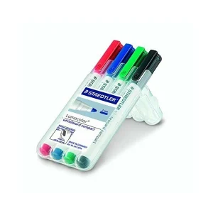 grande surprise Staedtler 341 WP4 Marqueur Compact Effaçable à Sec Couleurs Assorties Pochette De 4 (Impor 6