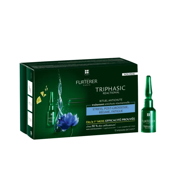 Triphasic Reactional René Furterer 24 Flac X 5ml Satisfait ou Remboursé 1